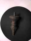 Vtg Metal Gate fence Finial  Cast Aluminum  Broken Tip