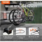 2 Fat Bike Rack Carrier Vehicle Mount Truck Hitch Heavy Duty Folding W  Lock