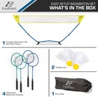 Eastpoint Sports Easy Setup Regulation Size Outdoor Badminton Game Set