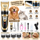 Grooming Clippers Kit Rechargeable Pet Hair Trimmer