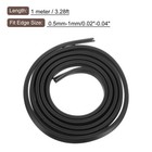 5 32 x23 64  3 3ft Rubber U Channel Edge Trim Round Type Fit For 0 5-1mm Edge