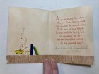1944 Wwii Us Navy Sailor Patriotic Farewell Greeting Card Gibson Embossed