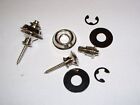Guitar Strap Locks -- Nickel Finish