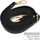 Purse Replacement Strap Leather Shoulder Strap Adjustable  Metal Buckle  30