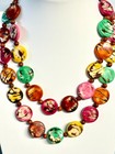 Tagua Organic Handmade Artisan Necklace Set W  Earrings  Boho Jewelry Brand New