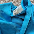 Insane Vintage 100  Silk Authentic Japanese Kimono In Luscious Blue