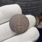 1793 Half Penny Conder Token India Tea Warehouse Wine Street Bold Colonial Coin