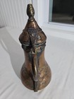 Antique 19th Century Middle Eastern Dallah Arabic Copper   Brass Coffee Pot 12 