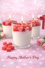  100 Soy Wax  Lavender Scented Heart Candle For Mother s Day  Romantic Decor