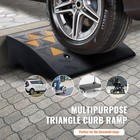 2 Pack 19 3 x14 6 x6  Threshold Curb Ramp Driveway Ramp 33069lbs 15tons