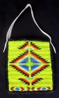 Vintage Native American Stoney Indian Beaded Leather Bag With Provenance