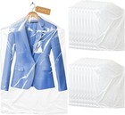40 Pcs Dry Cleaner Clothes Covers Plastic Clear Garment Bags For Clothes 60x90cm