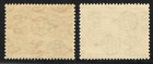 St Kitts Nevis Stamps 1942 Sc  84a  85a   George Vi   Columbus  
