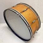 Ludwig 28  Gold Sparkle Bass Drum Mahogany Shell Transition Badge