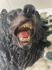 Large 20 X 17 Black Bear Head - Wall Mount-realistic Look-cabin Decor