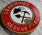 Fire Department Lead Mines 3d Routed Wood Patch Plaque Ems Sign Custom