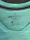 Nike Court Aeroreact Rafa Nadal Slam Shirt Medium Mint Green Tennis Ci9152-342