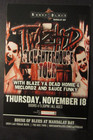 2010 Twiztid Concert Promo Flyer Card 6 x4  House Of Blues Las Vegas Rap