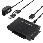 Usb C To Ide sata Hard Drive Reader Adapter With Power Supply For Hdd ssd Tdk2