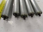 Qty 5 Hytrol G-03922 1 90 Od 31  Br Bf Gravity Roller Galvanized 7 16 hex Axle