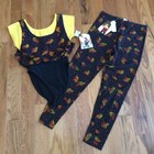 80s Spandex Leotard Pants Aerobic High Cut Neon Set Outfit The Body Co M l Nwt