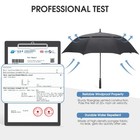 G4free 47 54 62 68 72 Inch Automatic Open Golf Umbrella Extra 62 Inch  Black