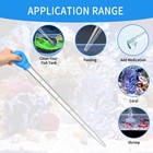 17 7in 1 Pieces Long Pipette For Fish Tank Coral Food Feeder Long Syringe Reef