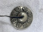 Antique Tingsha Golden Brass Feng Shui Bell Tibetan Symbols Chimes Key Of Om