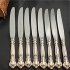Chantilly By Gorham Luncheon Knife Set Of 8 Modern Hollow Blades Silver  8 7 8 