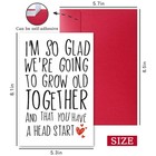 Funny Birthday Card For Husband From Wife  Grow Old Together Humor Birthday C   