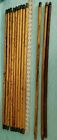 9 Antique Wooden Curtain Stair Carpet Tread Rods 30 5 Inch   3 More Imperfect 