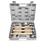 7 Pcs Heavy Duty Auto Body Repair Kit With Wooden Handles  Auto Body Repair
