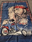 Vintage 80s David Mann  a Way Of Life  Harley Biker Wall Tapestry