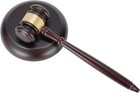 Wooden Gavel And Block Set     Judge Lawyer Auction Or Ceremony Gift