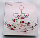 Mikasa Celebrations Rose Garden Sa135 344 Two-tier 13  Server Serving Tray 