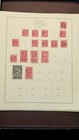 U s  Red Documentary Stamps Mint   Used On Scott Album Pages  Pages Included