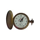 Arnex 17j Full Hunter Pocket Watch Manual Mechanical Engraved Small Seconds