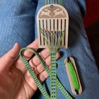 Rigid Heddle Backstrap Loom Kit For Bandweaving small Wooden Belt Weaving Tools