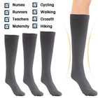  5 Pairs  Compression 15-20mmhg Graduated Support Socks Calf Mens Womens S-xxl