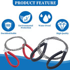 4 Pcs Survival Wire Saw Heavy Duty Emergency Steel Wire Saw Pocket Size