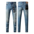 New Purple Brand Men s Personalized Fashion Inkjet Blue Jeans Hot  