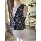 Vtg 80s Equestrian Horse Western Cowboy Vest Size Medium