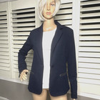 41 Hawthorn Xs Navy Knit Blazer Elbow Patch Wool Knit Blazer Jacket Extra Small