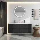 Eclife Wall Mounted Bathroom Vanity Cabinet With Sink Combo Faucet Drain