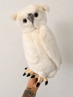 Hansa Snowy Owl Plush 16    Stuffed Animal Retired White Owl Rotating Head