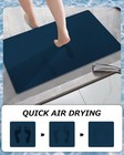 Super Absorbent Thin Bathroom Rug Quick Drying Bath Rugs Mats Rubber Non-slip   