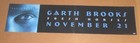 Garth Brooks Fresh Horses Promo Double Sided Poster 36x9