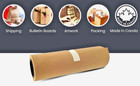 Brown Kraft Paper Roll - 18  X 1800   150   Recycled  40 Bond  Crafts  Packaging