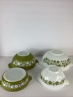 Pyrex Crazy Daisy Set 4 Cinderella Mixing Bowls 441 442 443   471 Spring Blossom