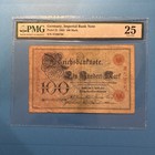 Pmg Graded Germany  Imperial Bank Note 100 Mark Banknote 1903 Pic22 Vf25